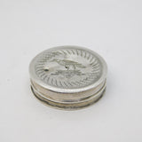18th Century Irish Provincial George III Sterling Silver Patch Box Antique c1790