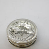 18th Century Irish Provincial George III Sterling Silver Patch Box Antique c1790