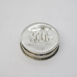 18th Century Irish Provincial George III Sterling Silver Patch Box Antique c1790
