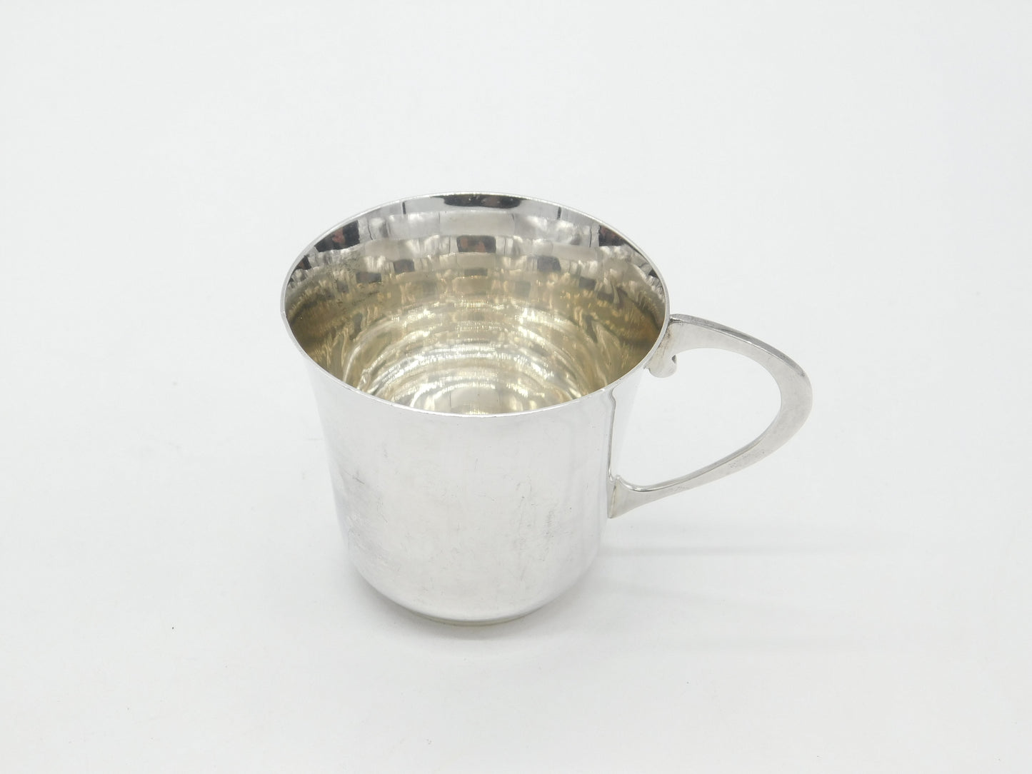 Sterling Silver Blank Christening Cup Vintage 1967 Birmingham