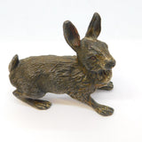 19th Century Cold Painted Vienna Bronze Rabbit Figure Antique c1860
