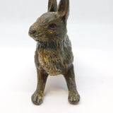 19th Century Cold Painted Vienna Bronze Rabbit Figure Antique c1860