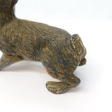 19th Century Cold Painted Vienna Bronze Rabbit Figure Antique c1860