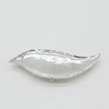 Arts & Crafts Style Planished Sterling Silver Ring Dish Vintage 1994 Birmingham