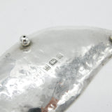 Arts & Crafts Style Planished Sterling Silver Ring Dish Vintage 1994 Birmingham