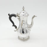 Georgian Sterling Silver Baluster Coffee Pot Antique London 1767 James Baker