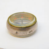 Edwardian Sterling Silver Travelling Compass Fob Pendant Antique 1902 Birmingham