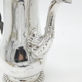 Georgian Sterling Silver Baluster Coffee Pot Antique London 1767 James Baker