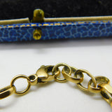 9ct Yellow Gold Cable Link Chain Bracelet Vintage 1969 Birmingham 7" Length