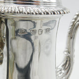 Georgian Sterling Silver Baluster Coffee Pot Antique London 1767 James Baker