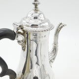 Georgian Sterling Silver Baluster Coffee Pot Antique London 1767 James Baker