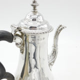 Georgian Sterling Silver Baluster Coffee Pot Antique London 1767 James Baker