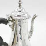 Georgian Sterling Silver Baluster Coffee Pot Antique London 1767 James Baker