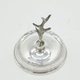 Sterling Silver Jewellery Ring Tree Stand Antique 1921 London Art Deco