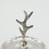 Sterling Silver Jewellery Ring Tree Stand Antique 1921 London Art Deco