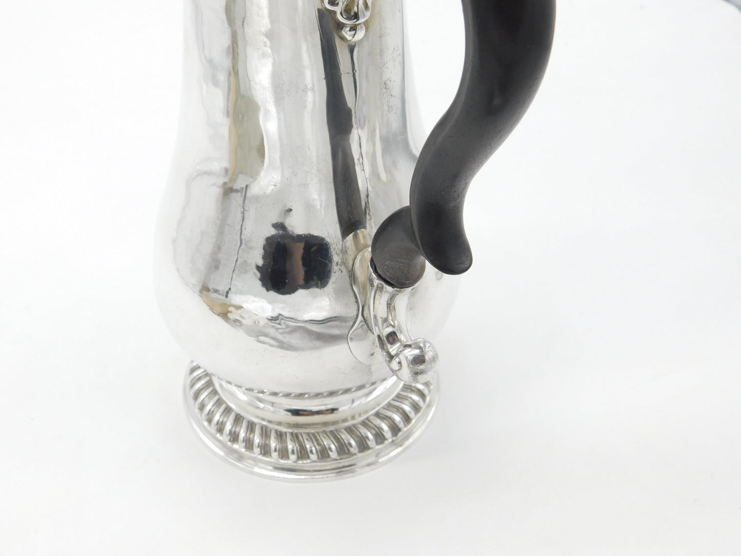 Georgian Sterling Silver Baluster Coffee Pot Antique London 1767 James Baker