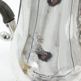 Georgian Sterling Silver Baluster Coffee Pot Antique London 1767 James Baker