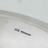 Chinese Export 'Tuckchong' Sterling Silver Bamboo Pattern Dish Antique c1930