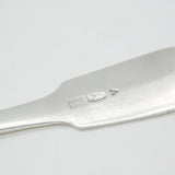 Georgian Colonial Calcutta Sterling Silver Table Fork c1815 Twentyman & Co.