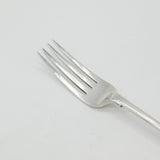 York Assay Victorian Sterling Silver Fiddle Pattern Table Fork Antique 1843