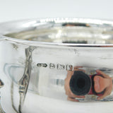 Art Deco Sterling Silver Crescent Man in the Moon Christening Bowl Antique