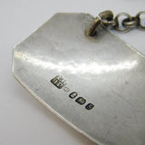 George III Sterling Silver Madeira Decanter Label Antique 1813 London