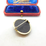 Regency Grand Tour Period Sterling Silver & Carved Basalt Cameo Antique c1830 Georgian