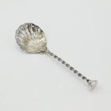 Victorian Sterling Silver Art Nouveau Shell Pattern Caster Spoon 1899 London