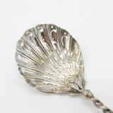 Victorian Sterling Silver Art Nouveau Shell Pattern Caster Spoon 1899 London