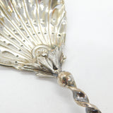 Victorian Sterling Silver Art Nouveau Shell Pattern Caster Spoon 1899 London
