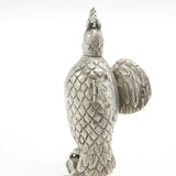 Edwardian Sterling Silver Novelty Parrot Form Spice Box Antique 1904 London