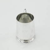 Edwardian Sterling Silver Christening Mug Tankard 1909 Birmingham Antique