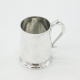 Edwardian Sterling Silver Christening Mug Tankard 1909 Birmingham Antique