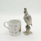 Edwardian Sterling Silver Novelty Parrot Form Spice Box Antique 1904 London