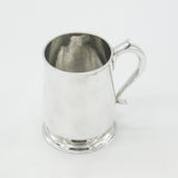 Edwardian Sterling Silver Christening Mug Tankard 1909 Birmingham Antique