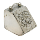 Sterling Silver Reynolds Angels Novelty Coal Scuttle Snuff Box Vintage