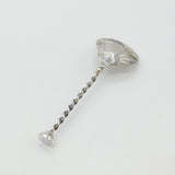 Victorian Sterling Silver Art Nouveau Shell Pattern Caster Spoon 1899 London