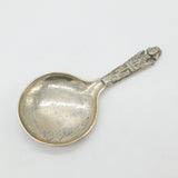 Danish Victorian Sterling Silver Religious Anointing Spoon 1885 Simon Groth