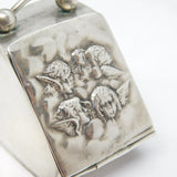 Sterling Silver Reynolds Angels Novelty Coal Scuttle Snuff Box Vintage