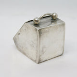 Sterling Silver Reynolds Angels Novelty Coal Scuttle Snuff Box Vintage