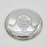 Edwardian Sterling silver King Edward VII Rupee Coin Dish or Ashtray c1905
