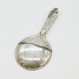 Danish Victorian Sterling Silver Religious Anointing Spoon 1885 Simon Groth