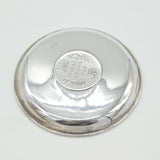 Edwardian Sterling silver King Edward VII Rupee Coin Dish or Ashtray c1905