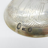 Danish Victorian Sterling Silver Religious Anointing Spoon 1885 Simon Groth