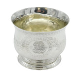 George III Sterling Silver Floral Pattern Beaker Cup Antique 1765 London