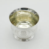 George III Sterling Silver Floral Pattern Beaker Cup Antique 1765 London