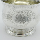 George III Sterling Silver Floral Pattern Beaker Cup Antique 1765 London