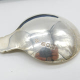 Edwardian Boxed Pair Sterling Silver Apostle Dessert Spoon 1902 London Antique