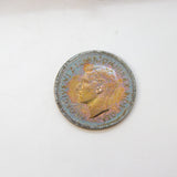 King George VI Boxed Silver Complete Maundy Coin Set Mid-Century 1950