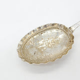 Dutch Victorian Sterling Silver Bear Handle Tea Caddy Spoon 1872 Rotterdam
